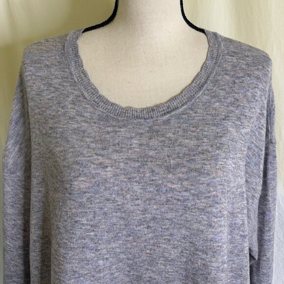 Ella Moss Women's Puff Sleeve Lightweight Gray Sweater Juniors Size XXL * - Picture 3 of 9